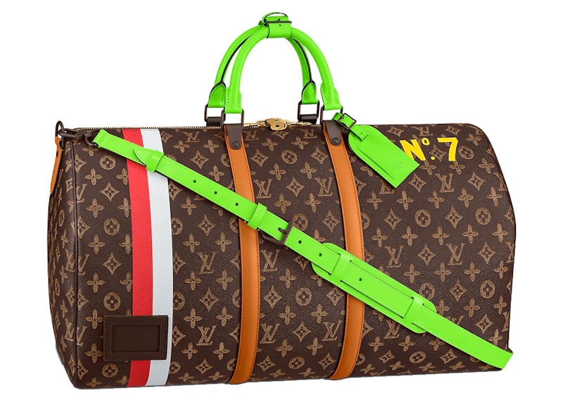 Louis Vuitton Keepall 55 Trunk L'Œil Monogram Brown in Coated