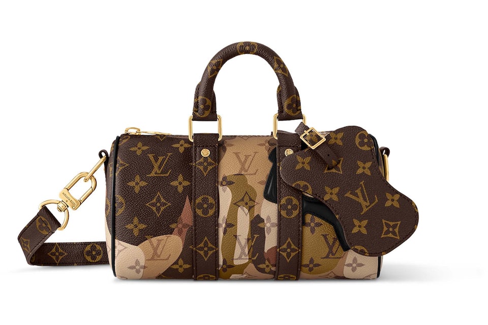 Louis Vuitton Keepall Bandouliere 25 Brown in Monogram Coated Canvas And  Cowhide Leather with Gold-tone - US
