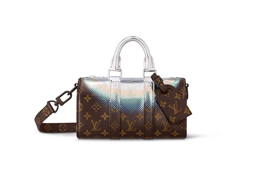 Pre-owned Louis Vuitton Keepall Bandouliere 25 Metallic