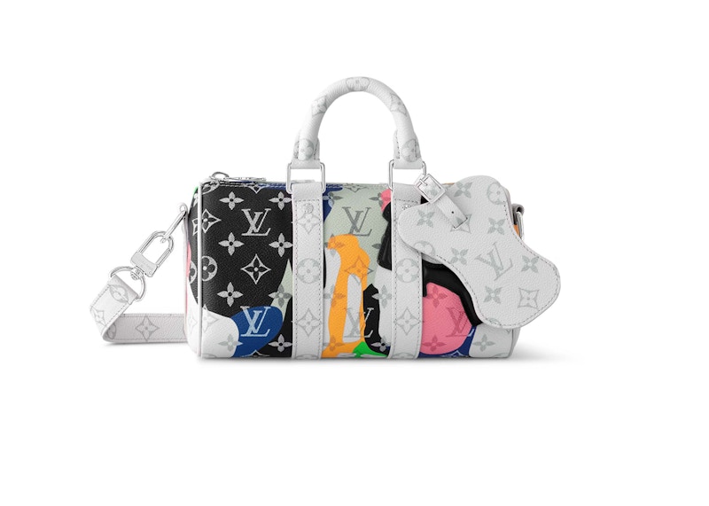 Louis Vuitton Keepall Bandouliere 25 Multicolor in Monogram Coated 