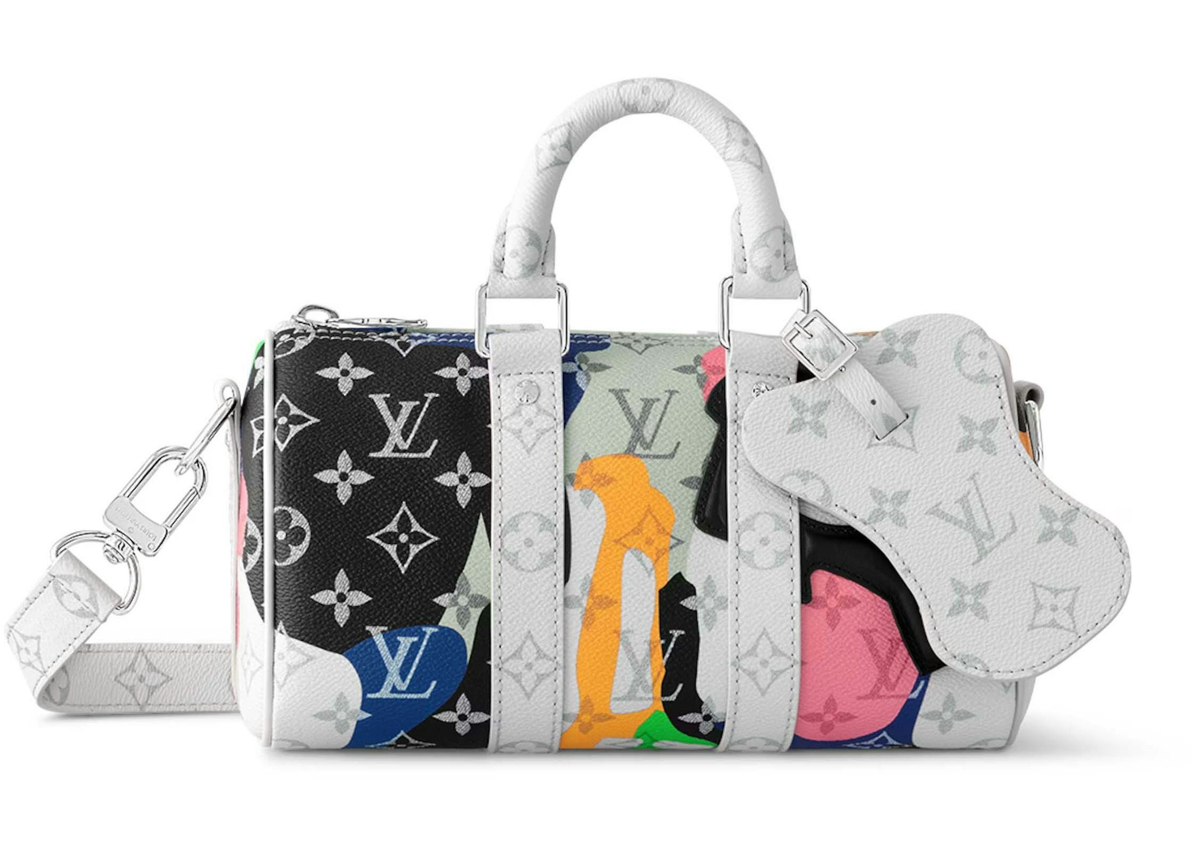 Louis Vuitton Keepall Bandouliere 25 Multicolor in Monogram Coated