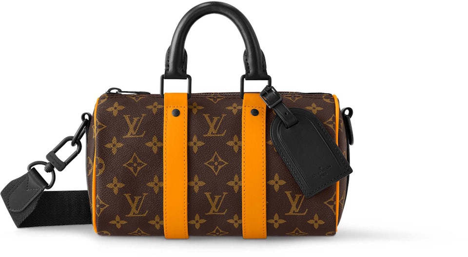 Louis Vuitton Keepall Bandouliere 25 Brown/Clear in Coated Canvas