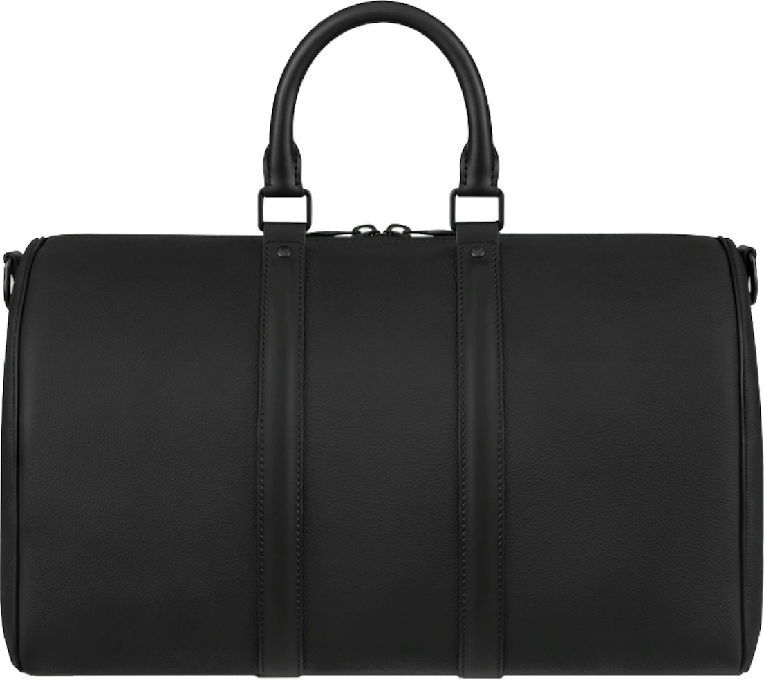 Louis Vuitton Keepall Bandouliere 40 Black in Cowhide Leather with ...