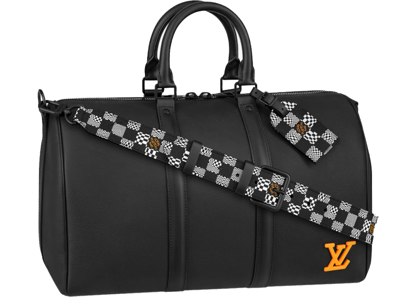 Louis Vuitton Keepall Bandouliere 40 Black in Cowhide Leather with  Black-tone - US