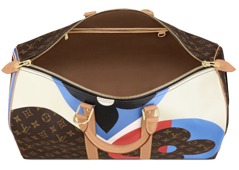 Louis Vuitton Keepall Bandouliere 45 Game On Monogram in Coated Canvas with Goldtone