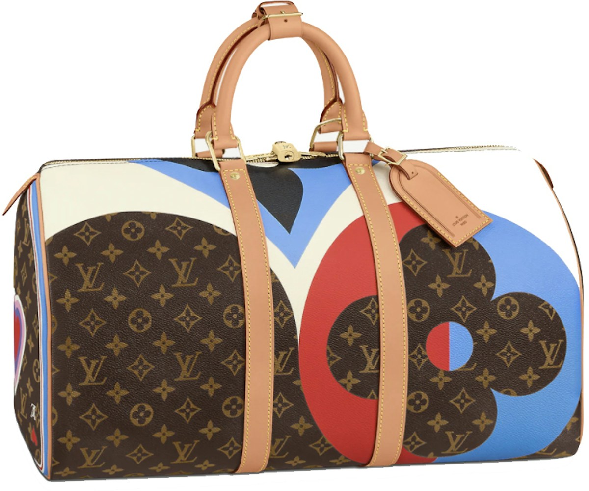 Vuitton Bandouliere 45 Game in Coated Canvas with Gold-tone