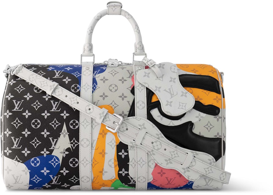Louis Vuitton Keepall Bandouliere 45 Multicolor in Monogram Coated