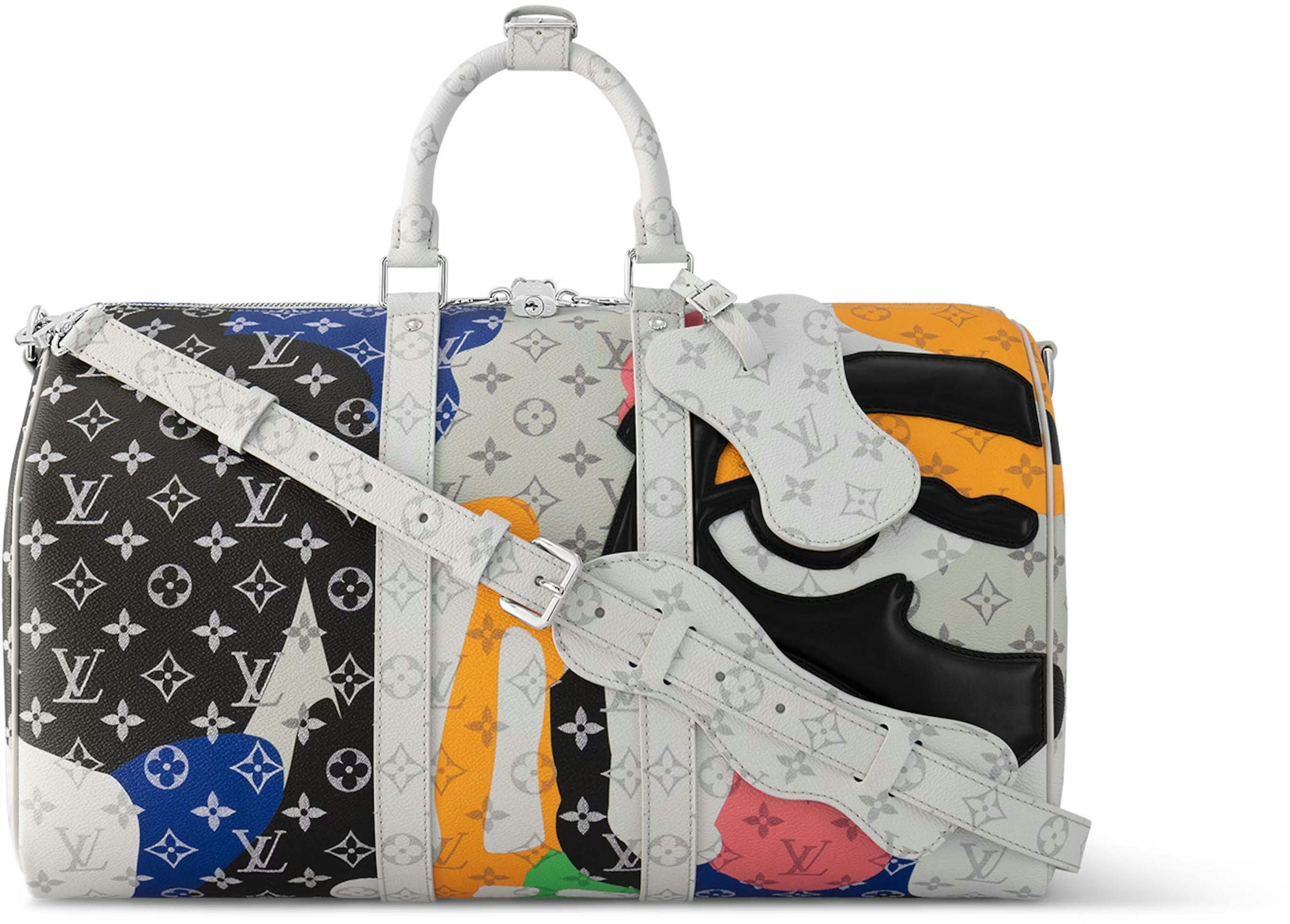 3D model Louis Vuitton Bag Keepall Bandouliere 45 Watercolor
