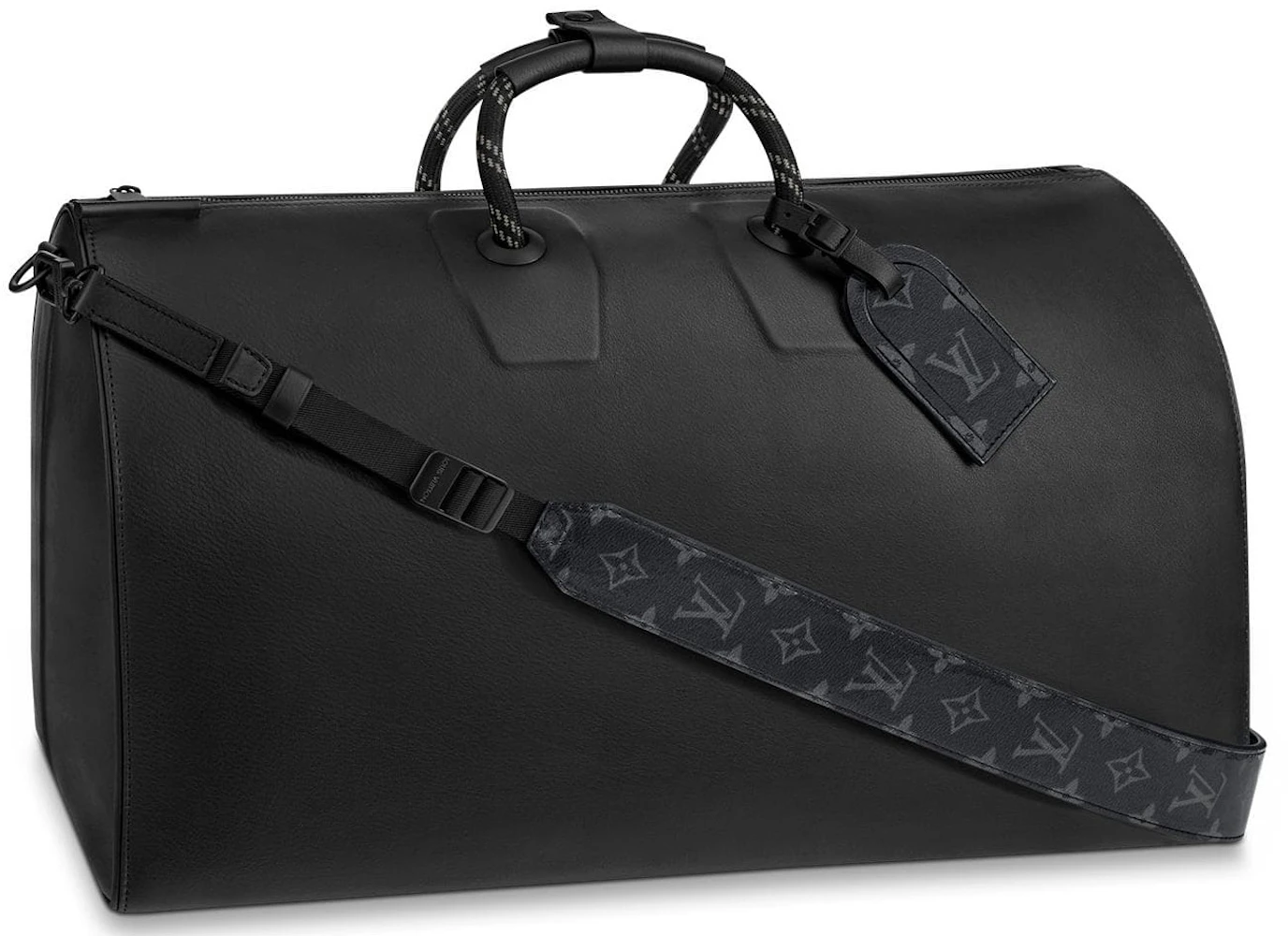 Louis Vuitton Keepall Bandoulière 40 Black autres Cuirs