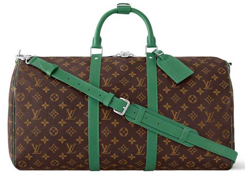 Louis Vuitton Keepall Bandouliere 50 Colormania Green in Monogram