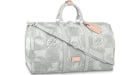 Louis Vuitton Keepall Bandouliere 50 Light Grey