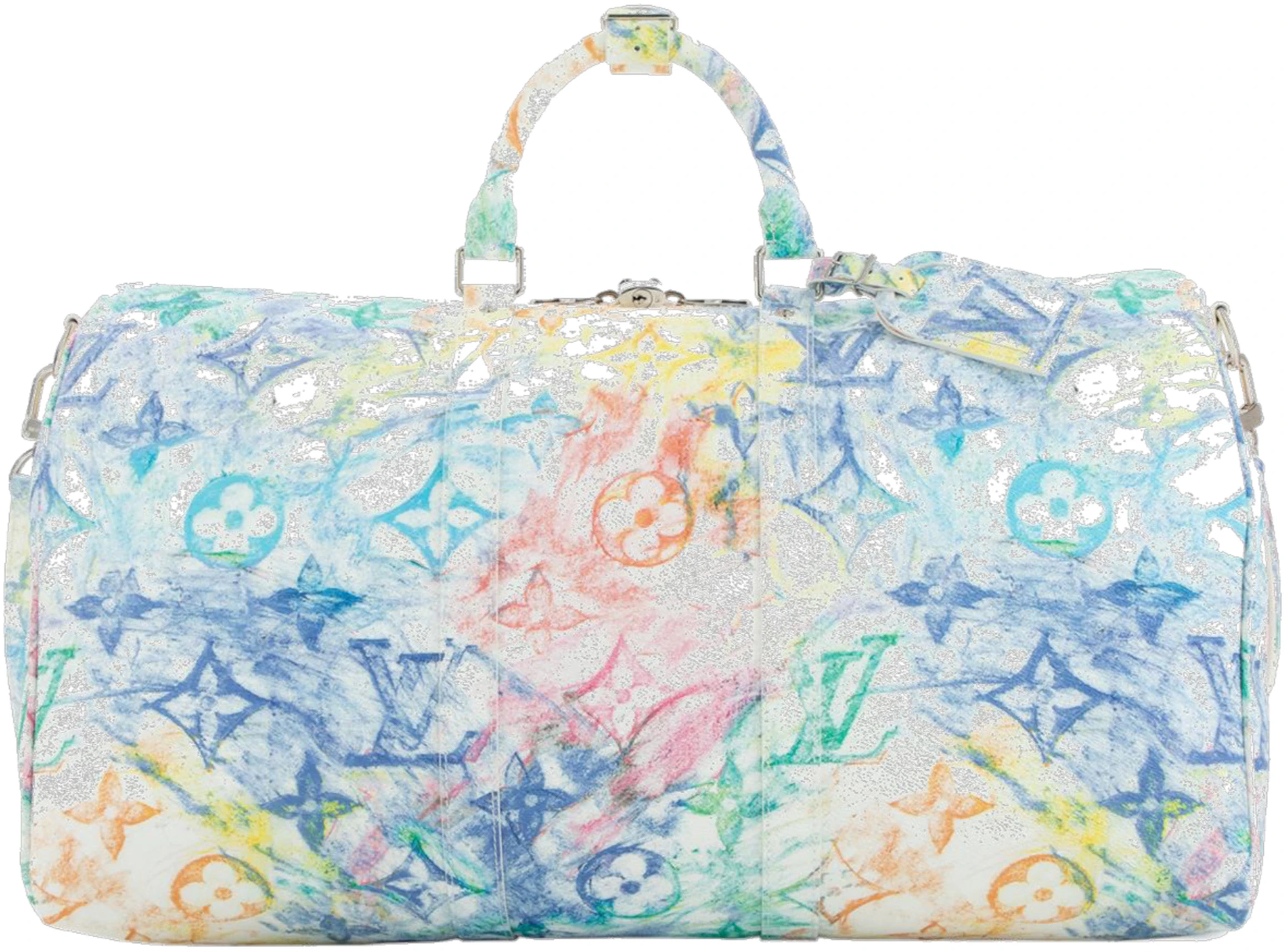 Louis Vuitton Virgil Abloh Iridescent Monogram PVC Keepall 50 White  Hardware, 2019 Available For Immediate Sale At Sotheby's
