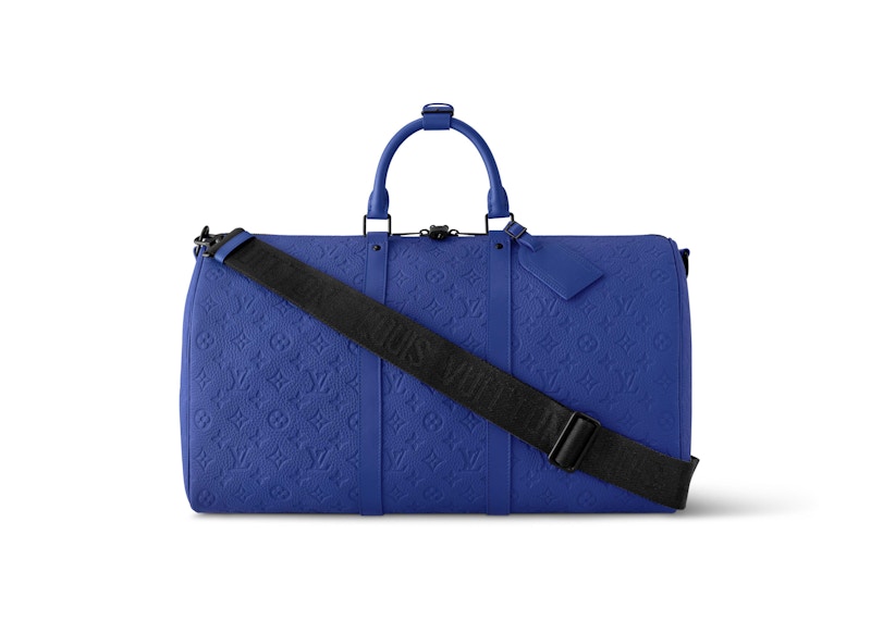 Blue louis vuitton keepall online