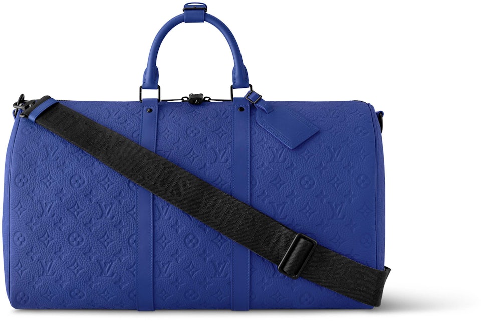 Louis Vuitton Keepall Bandouliere 50 Racing Blue