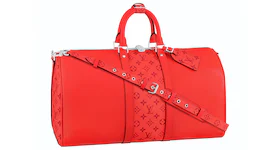 Louis Vuitton Keepall Bandouliere 50 Red