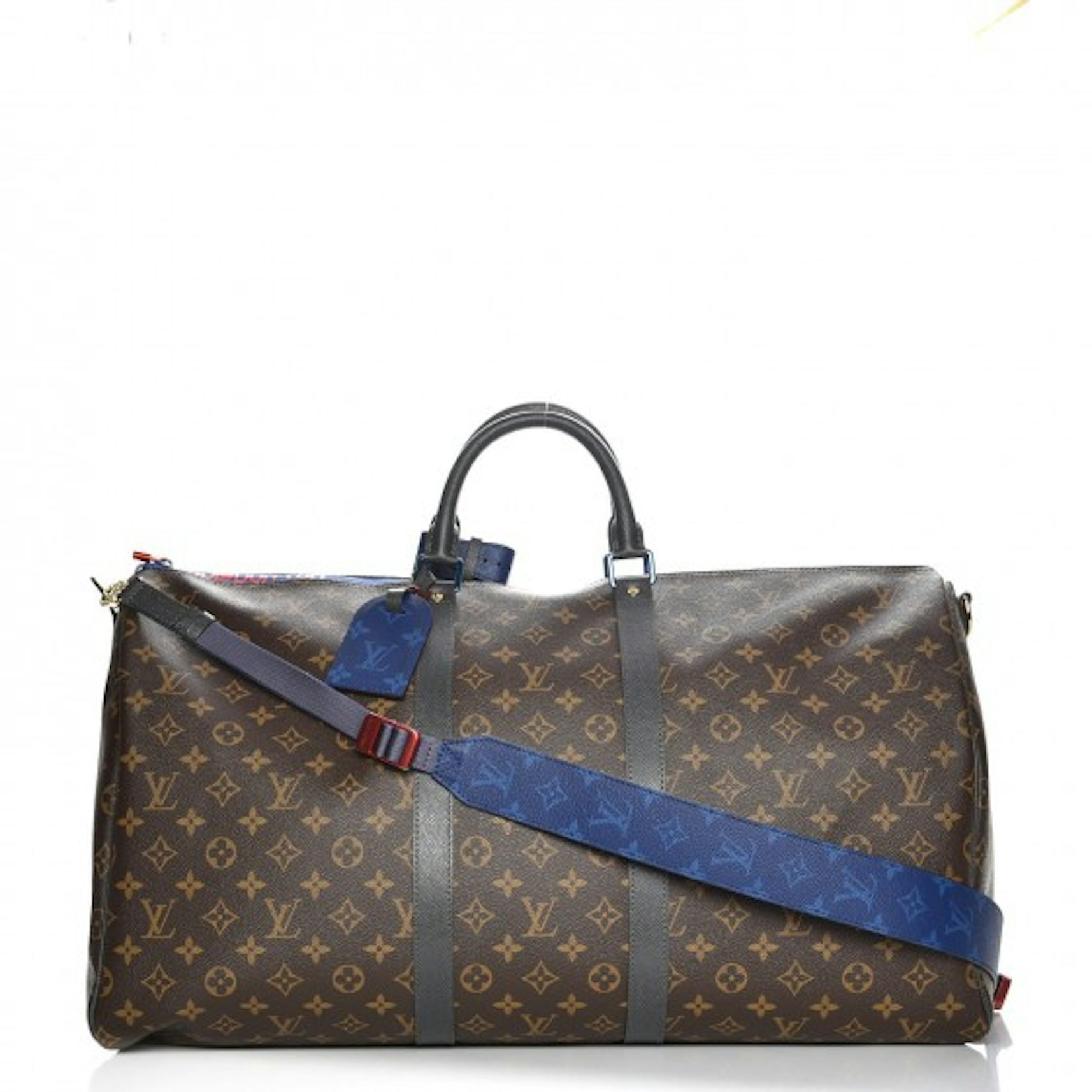 Louis Vuitton Keepall Bandouliere Monogram Outdoor 55 Brown in