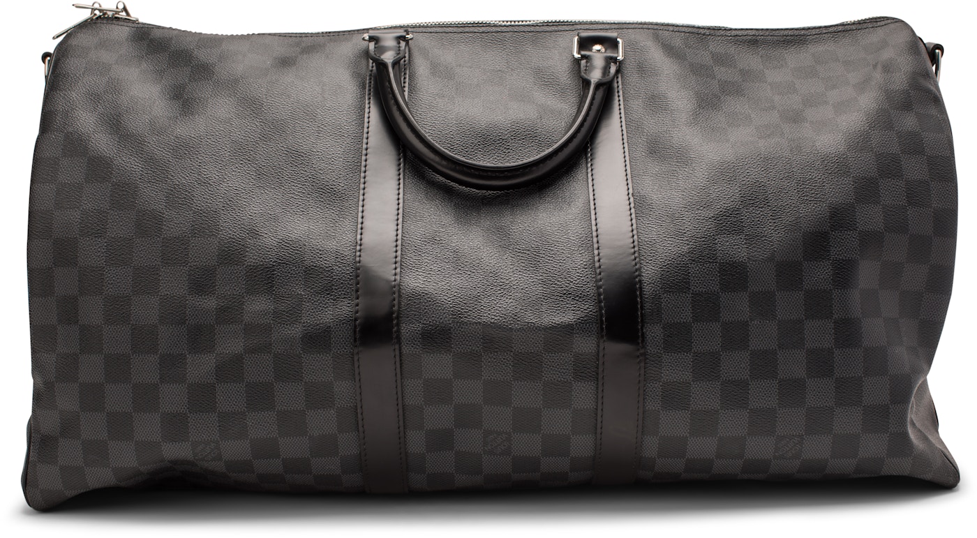 Louis Vuitton Keepall Bandouliere 55 Black/Gray