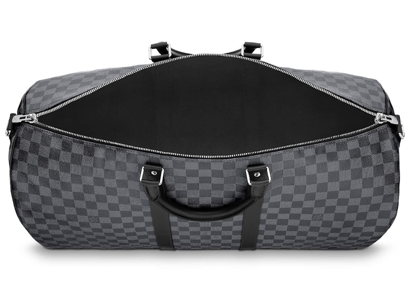 Louis vuitton keepall bandoulière 2025 55 graphite damier graphite