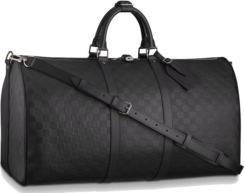 Louis Vuitton City Keepall Damier Infini Leather Bag Black