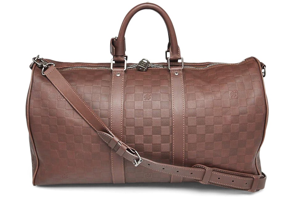 infini leather keepall bandouliere 55