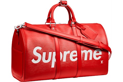 Vuitton Keepall Supreme X Louis Vuitton Price Louis Vuitton X