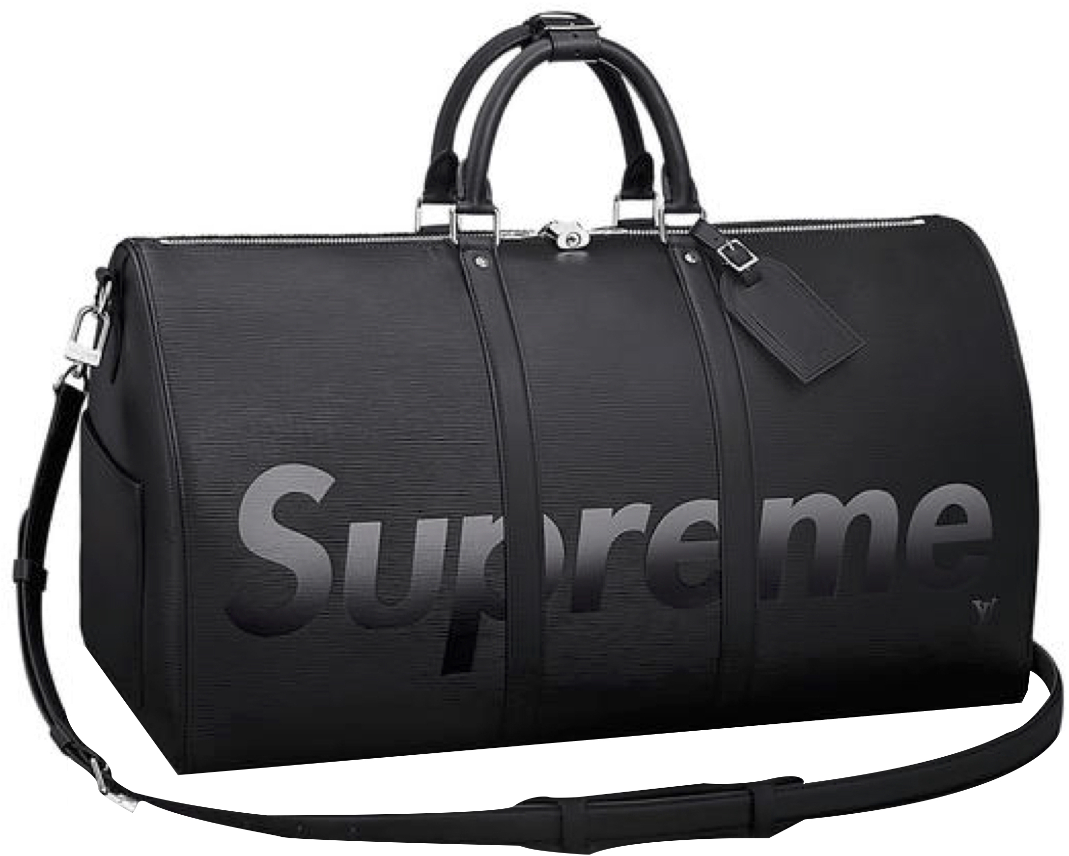 REAL VS FAKE COMPARISON Louis Vuitton x Supreme DUFFLE BAG Black  YouTube