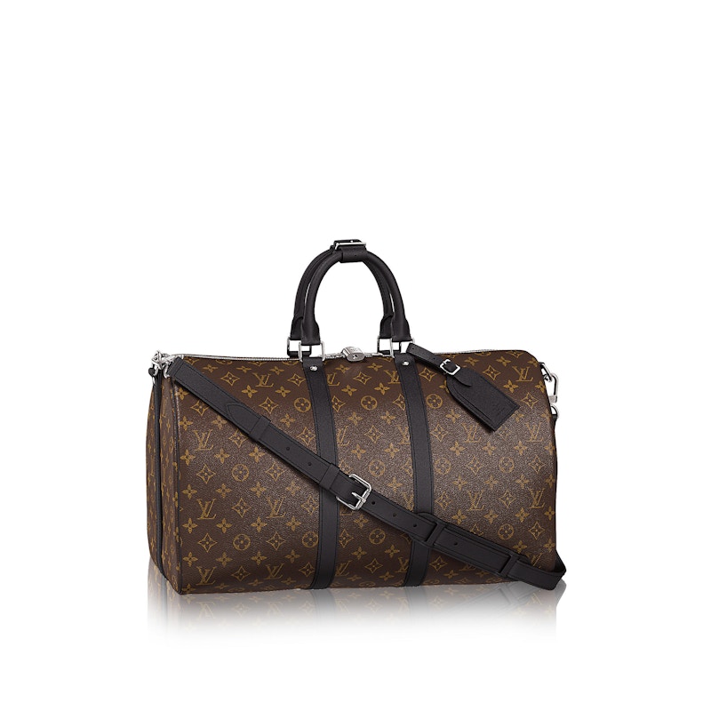 Louis Vuitton Keepall Bandouliere Monogram Macassar 45 Brown/Black