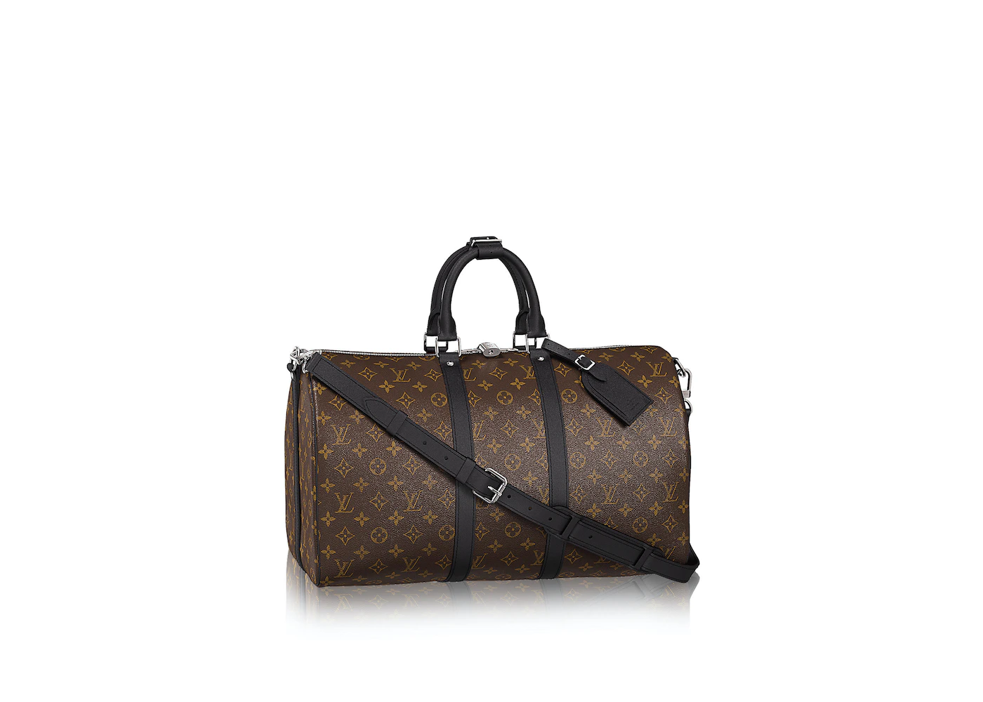 Louis Vuitton Keepall Bandouliere Monogram Macassar 45 Brown/Black