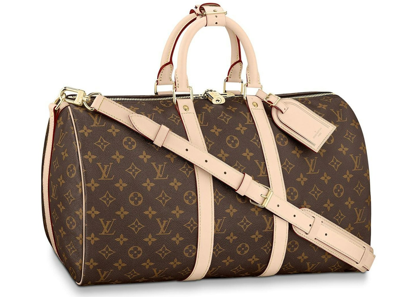 Louis Vuitton Keepall Bandouliere Monogram 45 Brown Louis Vuitton Keepall Bandouliere Monogram 45 Brown