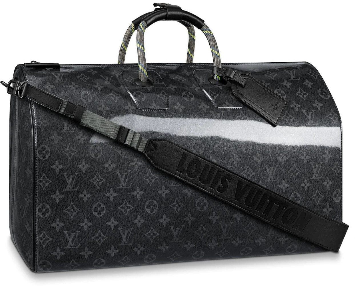 Louis Vuitton Monogram Eclipse Keepall Bandouliere 50 - Black