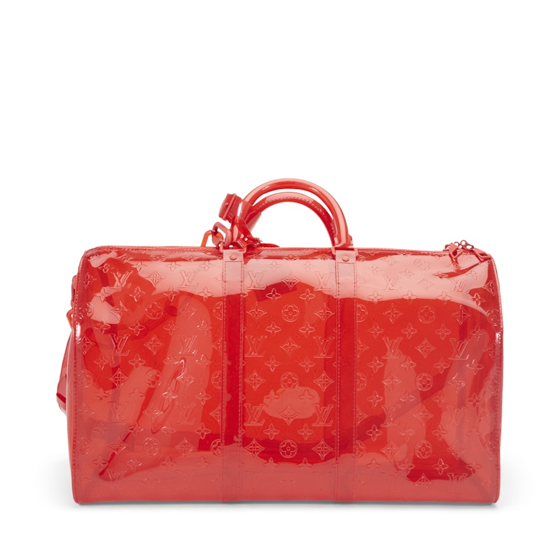 Louis vuitton discount duffle bag red