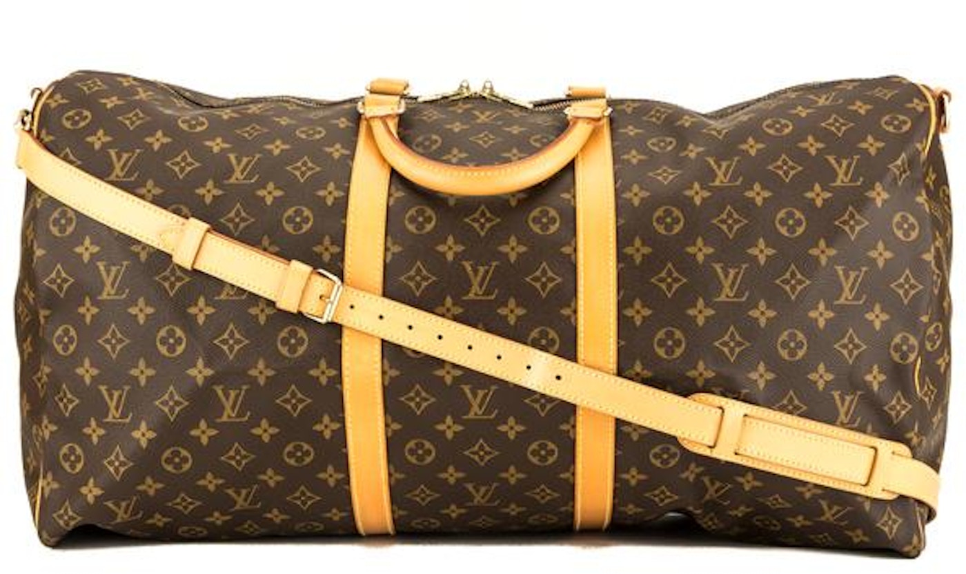 at tilføje leje kort Louis Vuitton Keepall Bandouliere Monogram (Without Accessories) 60 Brown