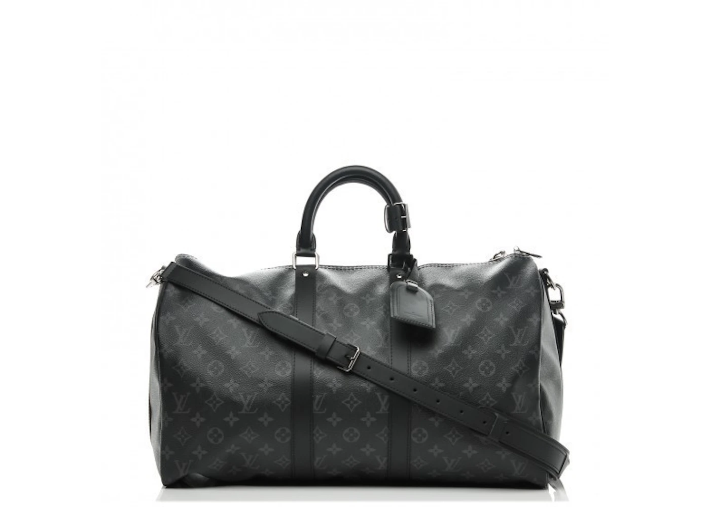Louis Vuitton Keepall Bandouliere Monogram Eclipse 45 Black/Grey US