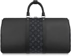 Louis Vuitton Keepall Bandouliere 50 Neon Yellow in Monogram Coated  Canvas/Taiga Cowhide Leather with Palladium-tone - US
