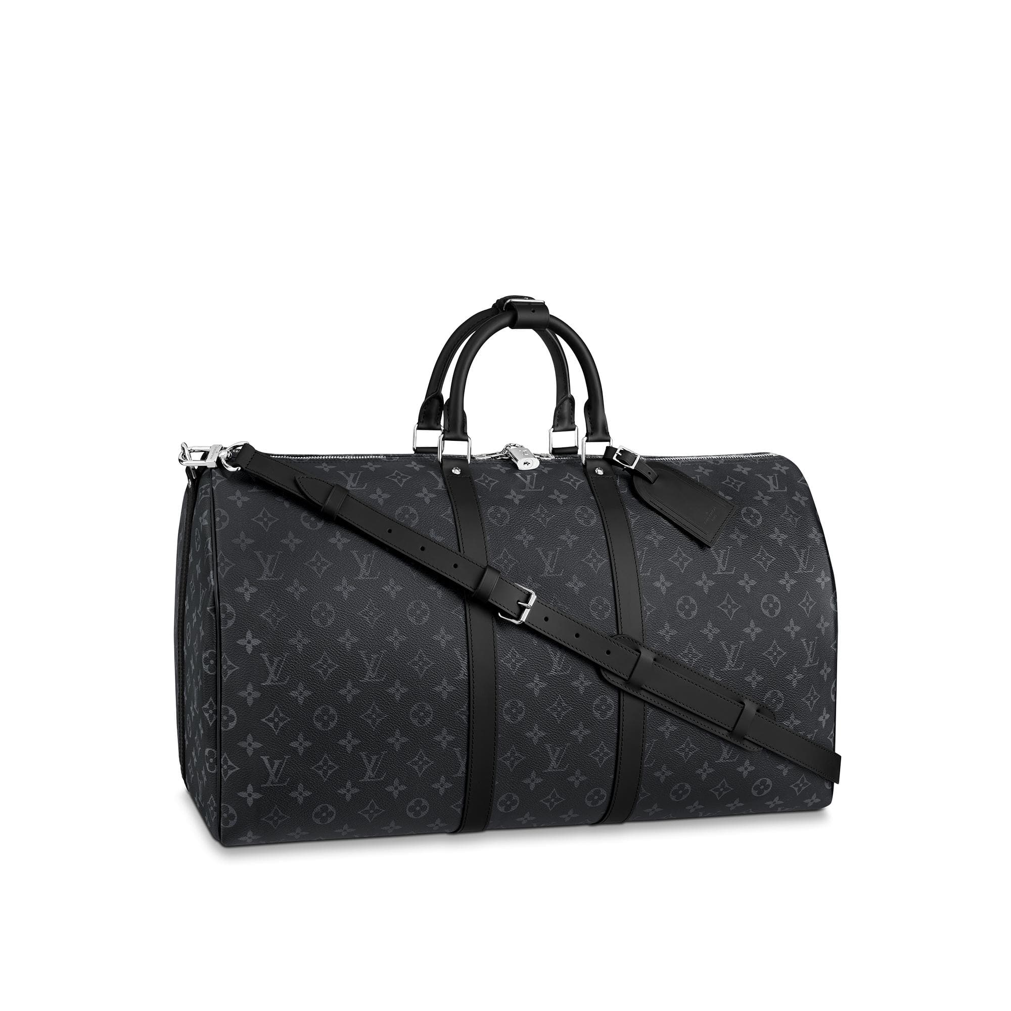 Louis Vuitton Signature Monogram Bandouliere Keepall 60 Travel Bag  Luxury  Trade