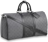 Louis Vuitton Keepall Bandouliere Monogram Outdoor 45 Pacific Blue in  Coated Canvas with Silver-tone - US