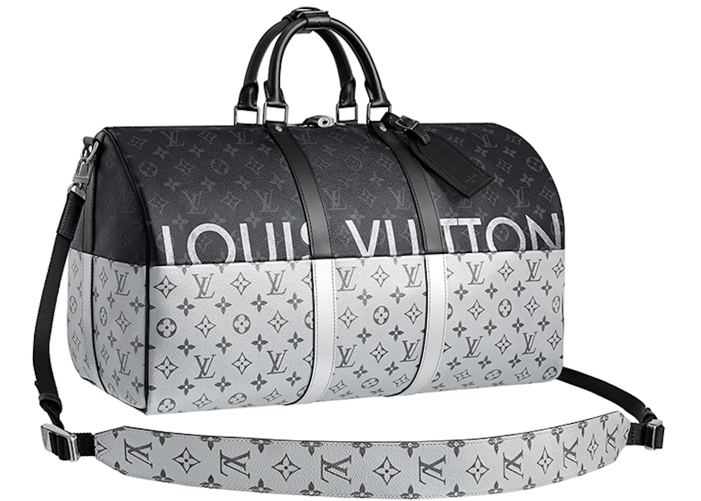 Louis Vuitton Keepall Bandouliere Monogram Outdoor 45 Pacific Blue in  Coated Canvas with Silver-tone - US