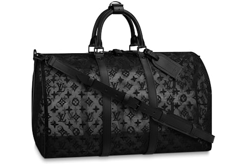 Gym Bag Lv Black Duffle Bag Louis Vuitton Leather Jordan Duffle