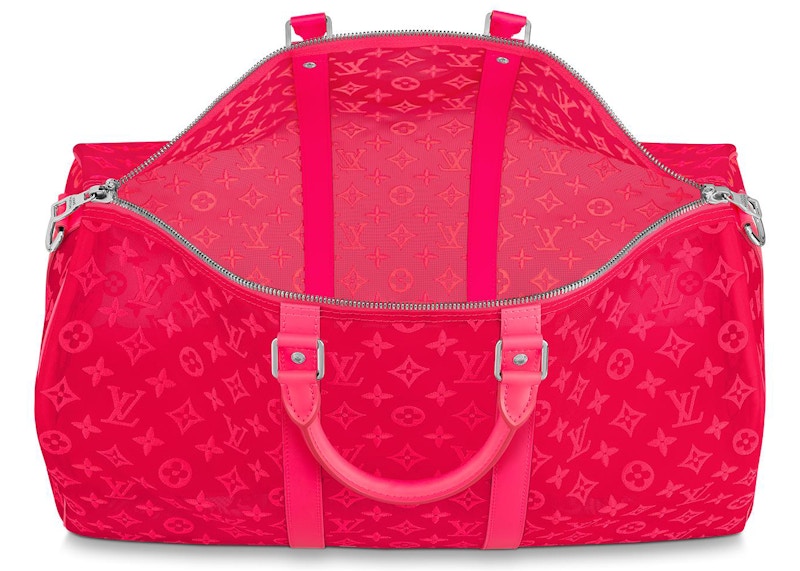 Louis vuitton pink online duffle bag