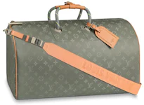 Louis Vuitton Keepall Bandouliere 50 Monogram Bleach in Coated