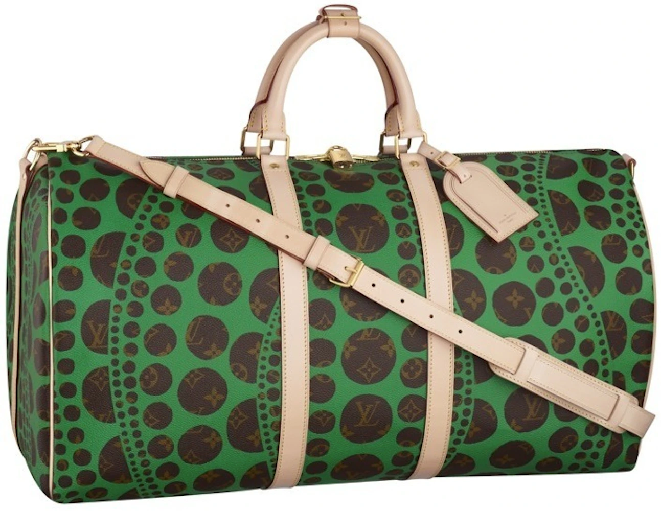 Louis Vuitton x Yayoi Kusami Mens Keepall Bandouliere Monogram Eclipse –  Luxe Collective