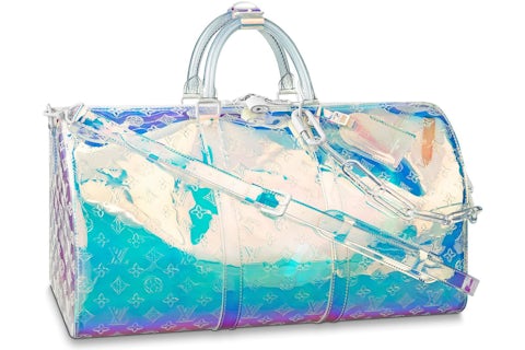 Pvc Lv Summer Bags Shoulder Bags Mesh Tote Bag PVC Clear Large