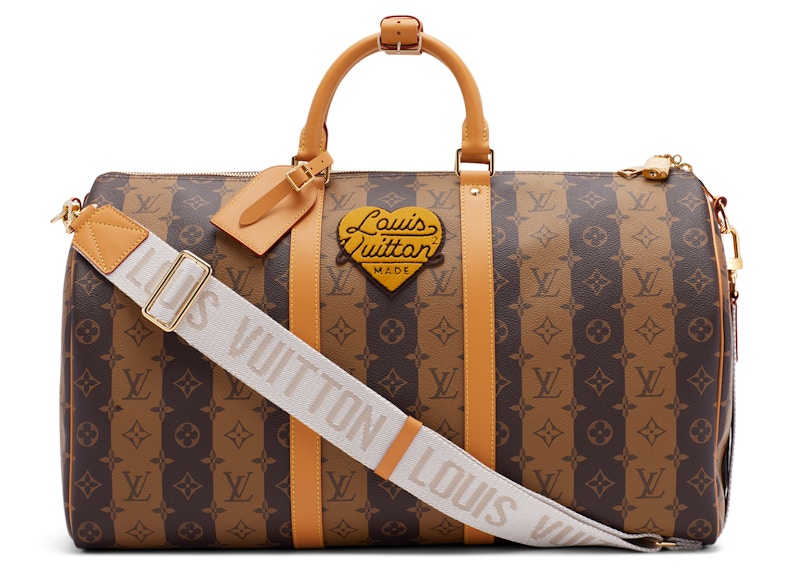 Mua Túi Đựng Đồ Louis Vuitton LV Keepall Bandoulière 50 M45392 Màu Đen Xám   Louis Vuitton  Mua tại Vua Hàng Hiệu h046820