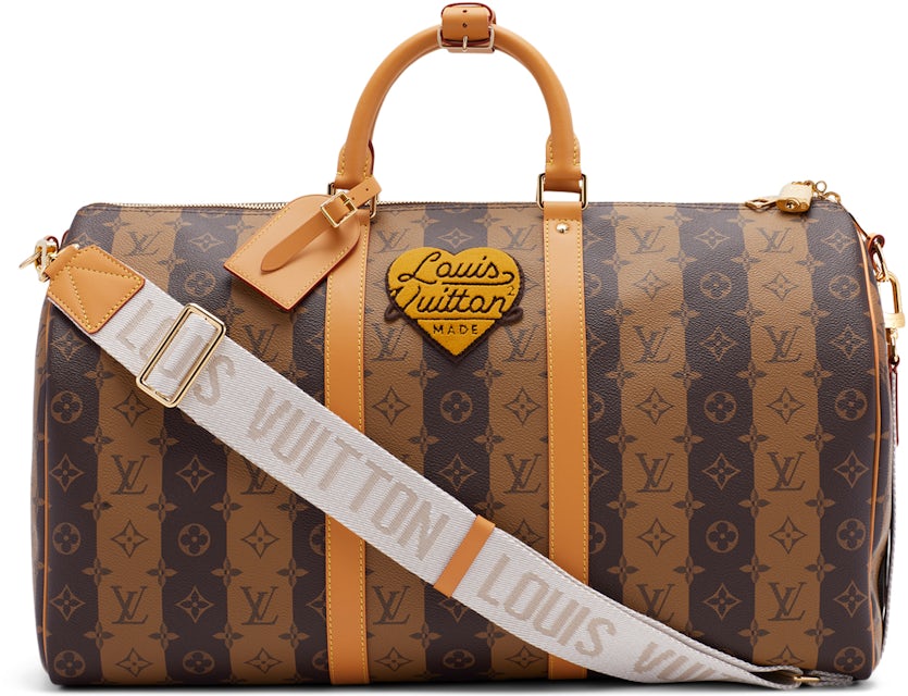Louis Vuitton x Nigo Flap Double Phone Pouch Brown in Coated Canvas with  Gold-tone - US