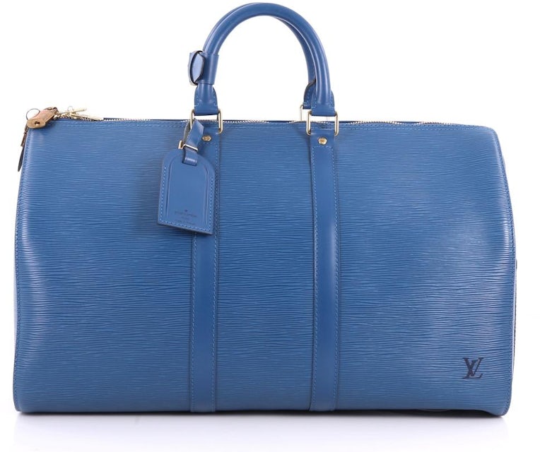 Louis Vuitton Keepall Bandouliere 50 Gradient Electric Sun in Epi