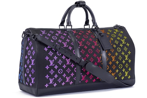 Keepall Bandoulière Louis Vuitton Light Up Keepall Price Louis Vuitton Keepall Bandouliere Monogram Eclipse 55 Black/Grey US
