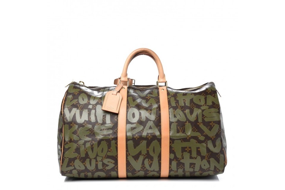 Louis Vuitton x Stephen Sprouse Keepall Monogram Graffiti 50 Brown/Khaki -  GB