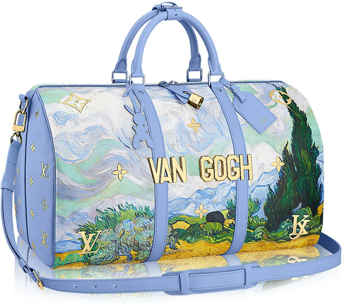 Louis Vuitton Palm Springs Backpack Limited Edition Jeff Koons Van Gogh  Print Ca at 1stDibs