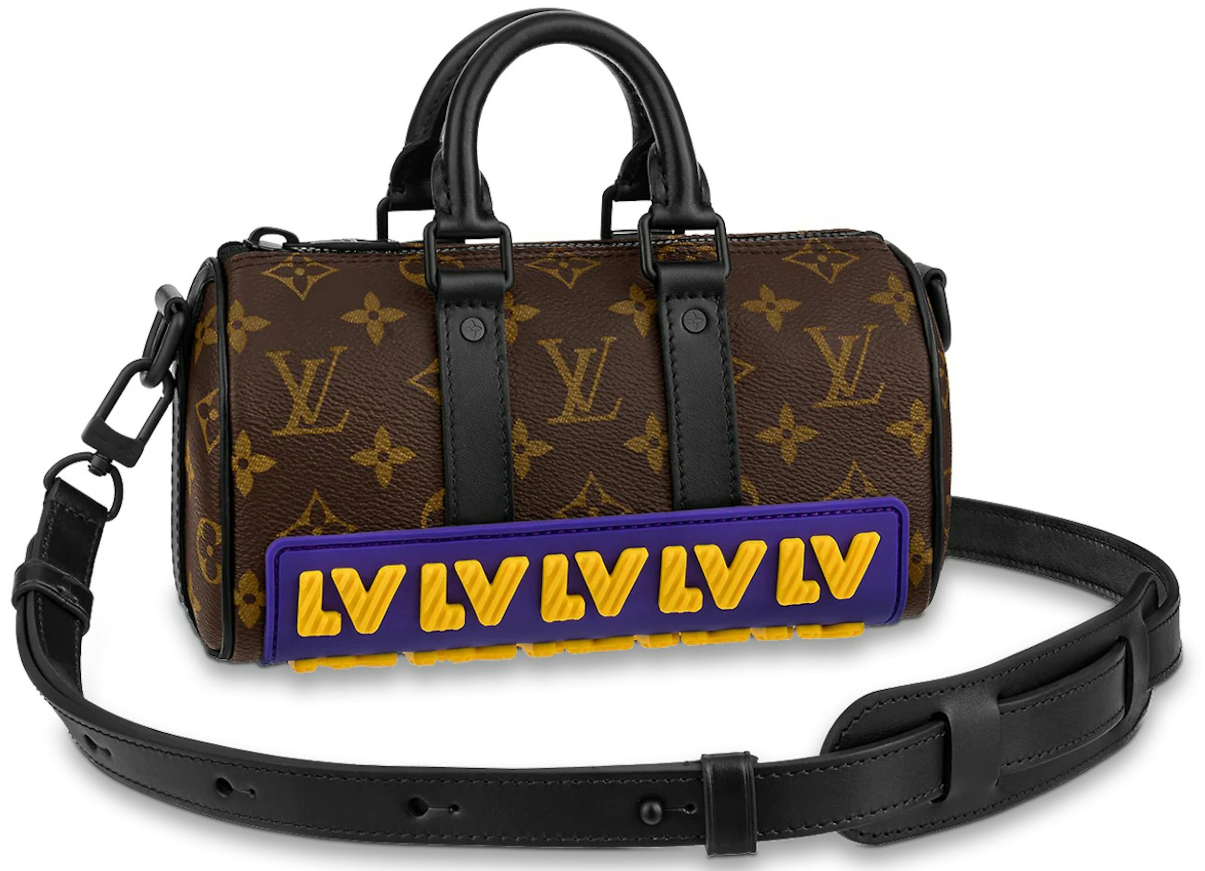 Louis Vuitton Keepall XS Monogram Brown in Coated Canvas with Black-tone -  US