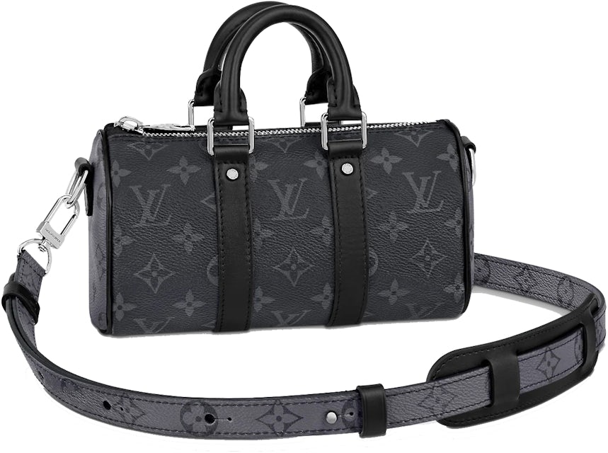 Louis Vuitton Keepall XS Monogram Eclipse Reverse Black in Coated